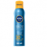 Спрей сонцезахисний Nivea Захист та Легкість водостійкий SPF30 200мл - image-0